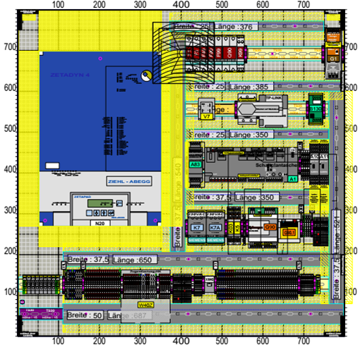 Kollmorgen electrical cabinets synchronize tractors and inverters ZIEHL-ABEGG